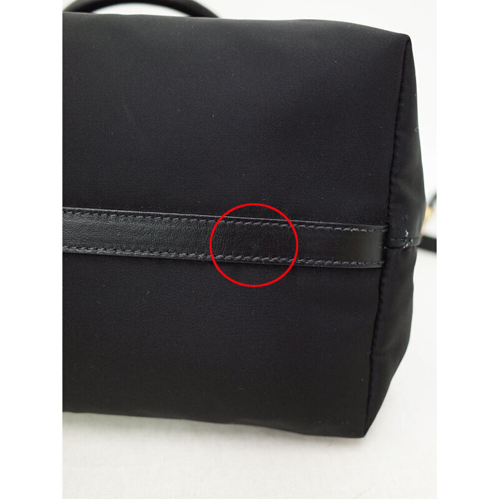 Prada Bag Tote Black Tessuto Leather Saffiano Crossbody - Picture 5 of 9